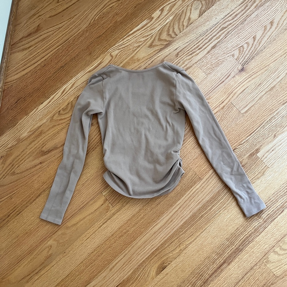 Free people Long sleeve top Wrap ruched side top free people - Picture 2 of 3
